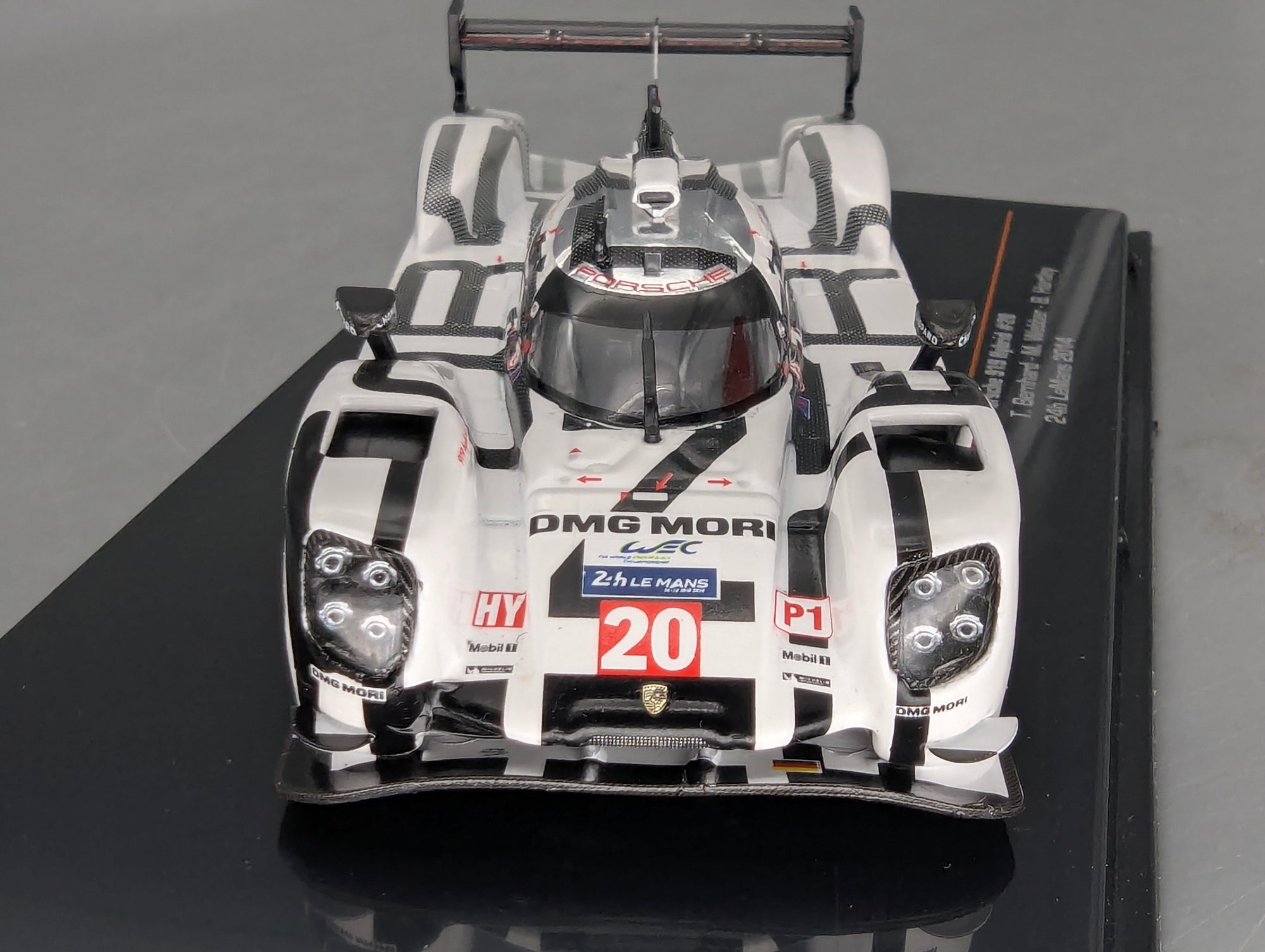 Modellautos 1:43 Ixo Porsche 919 Hybrid 24h Le Mans 2014 #20 Bernhard u.a. mit OVP