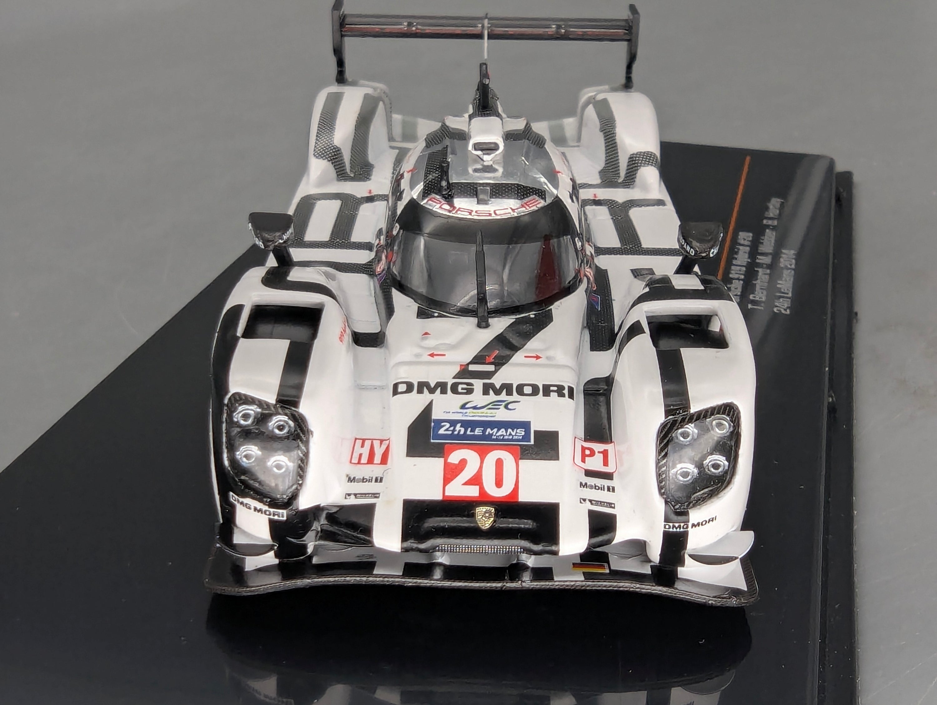 Modellautos 1:43 Ixo Porsche 919 Hybrid 24h Le Mans 2014 #20 Bernhard u.a. mit OVP