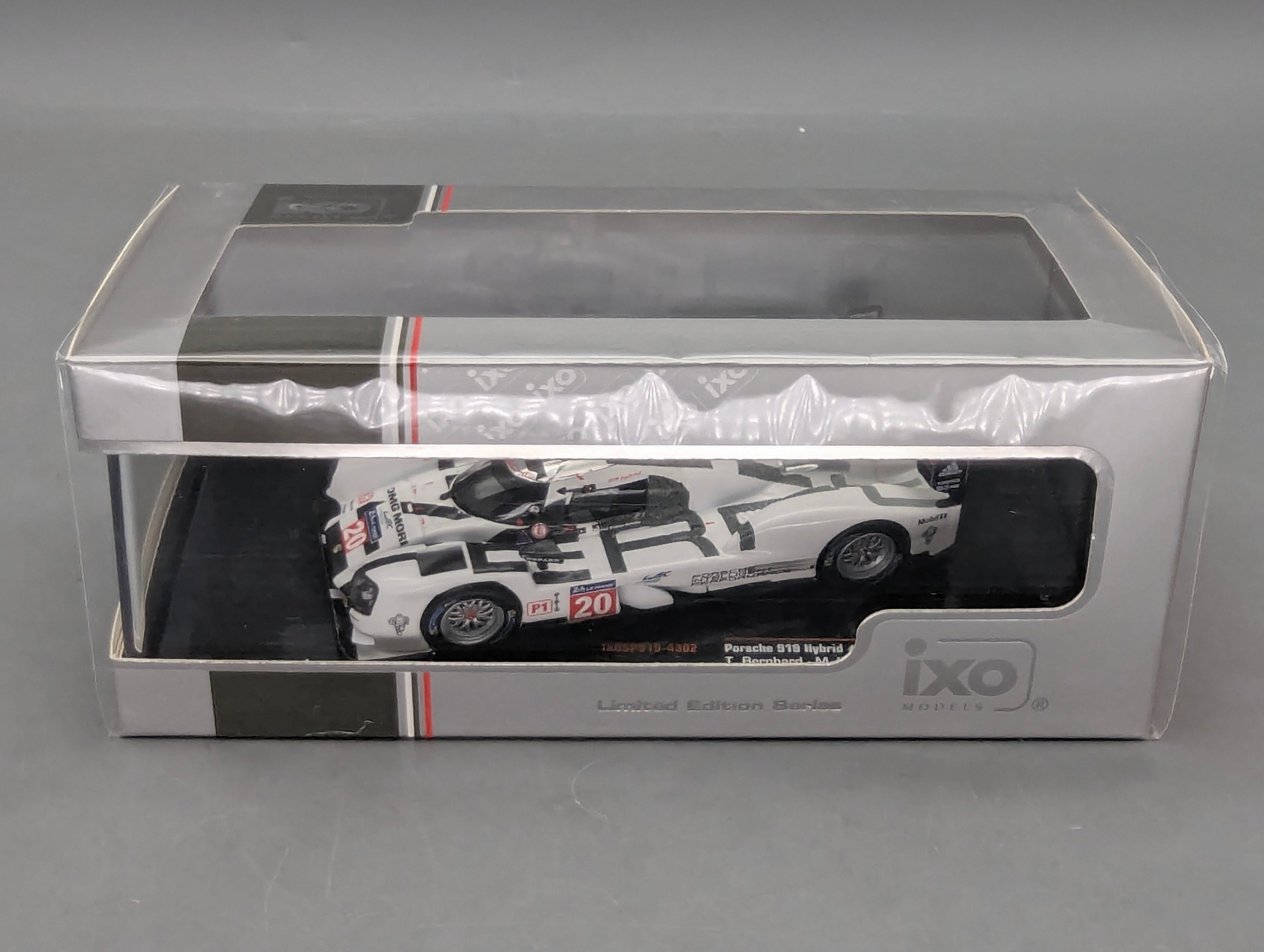 Modellautos 1:43 Ixo Porsche 919 Hybrid 24h Le Mans 2014 #20 Bernhard u.a. mit OVP