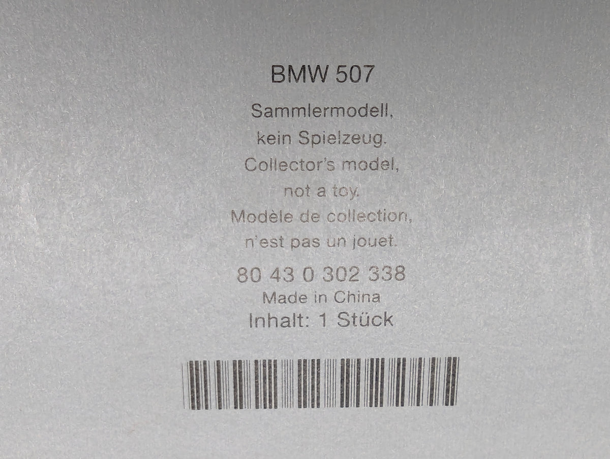 Modellautos 1:18 Revell BMW 507 Rot mit Dealer OVP