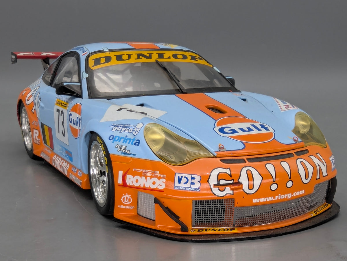 Modellautos 1:18 Minichamps Porsche 911 GT3 RSR 24h Le Mans 2006 #73 OVP