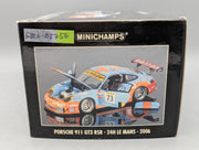 Modellautos 1:18 Minichamps Porsche 911 GT3 RSR 24h Le Mans 2006 #73 OVP