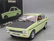 Modellautos 1:18 Minichamps Opel Kadett C Coupe SR 1976 Grün OVP