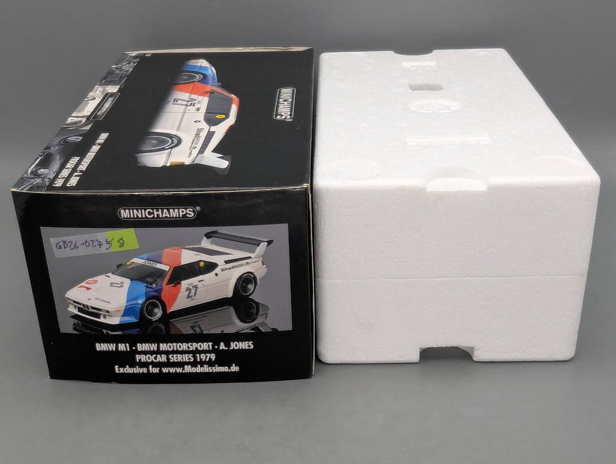 Modellautos 1:18 Minichamps BMW M1 Procar 1979 #27 A. Jones OVP
