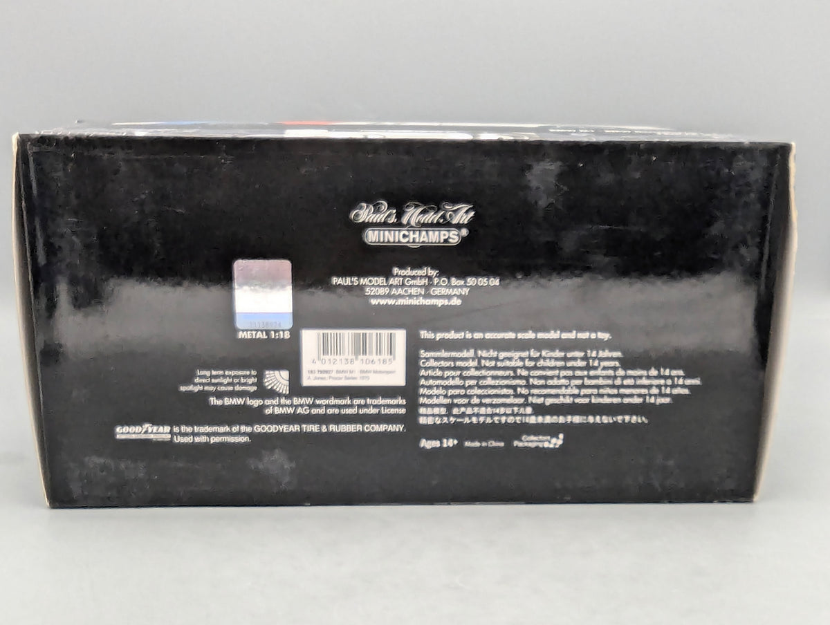 Modellautos 1:18 Minichamps BMW M1 Procar 1979 #27 A. Jones OVP