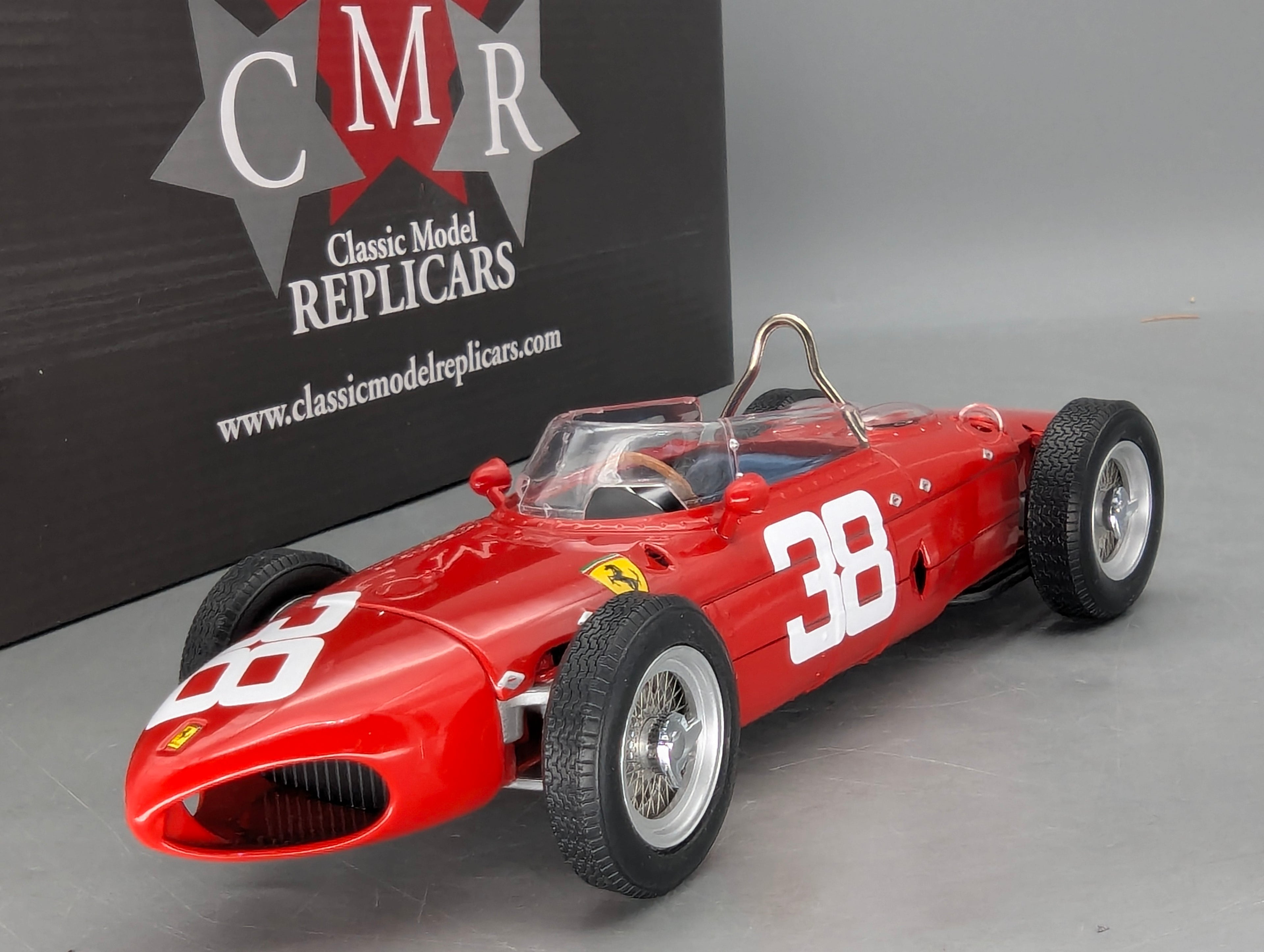 Modellautos 1:18 CMR CMR169 Ferrari Dino 156 Sharknose 3rd Monaco 1961 #38 Phil Hill mit OVP