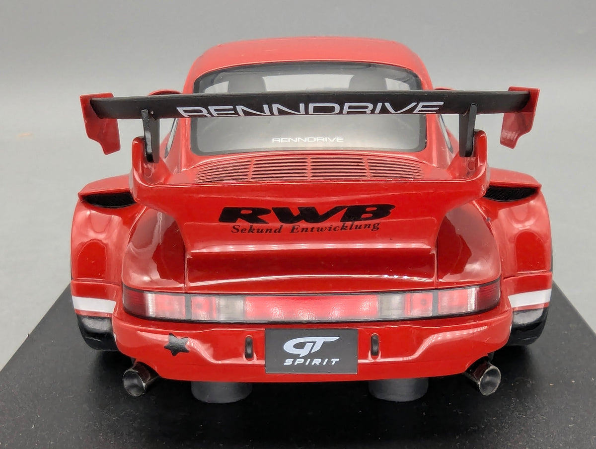 Modellautos 1:18 GT Spirit GT449 Porsche 911 RWB Body Kit Painkiller Rot #9 mit OVP