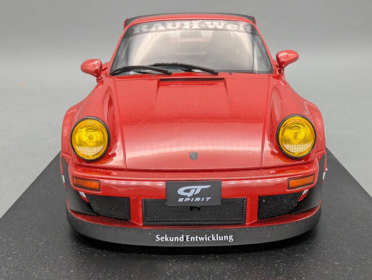 Modellautos 1:18 GT Spirit GT449 Porsche 911 RWB Body Kit Painkiller Rot #9 OVP