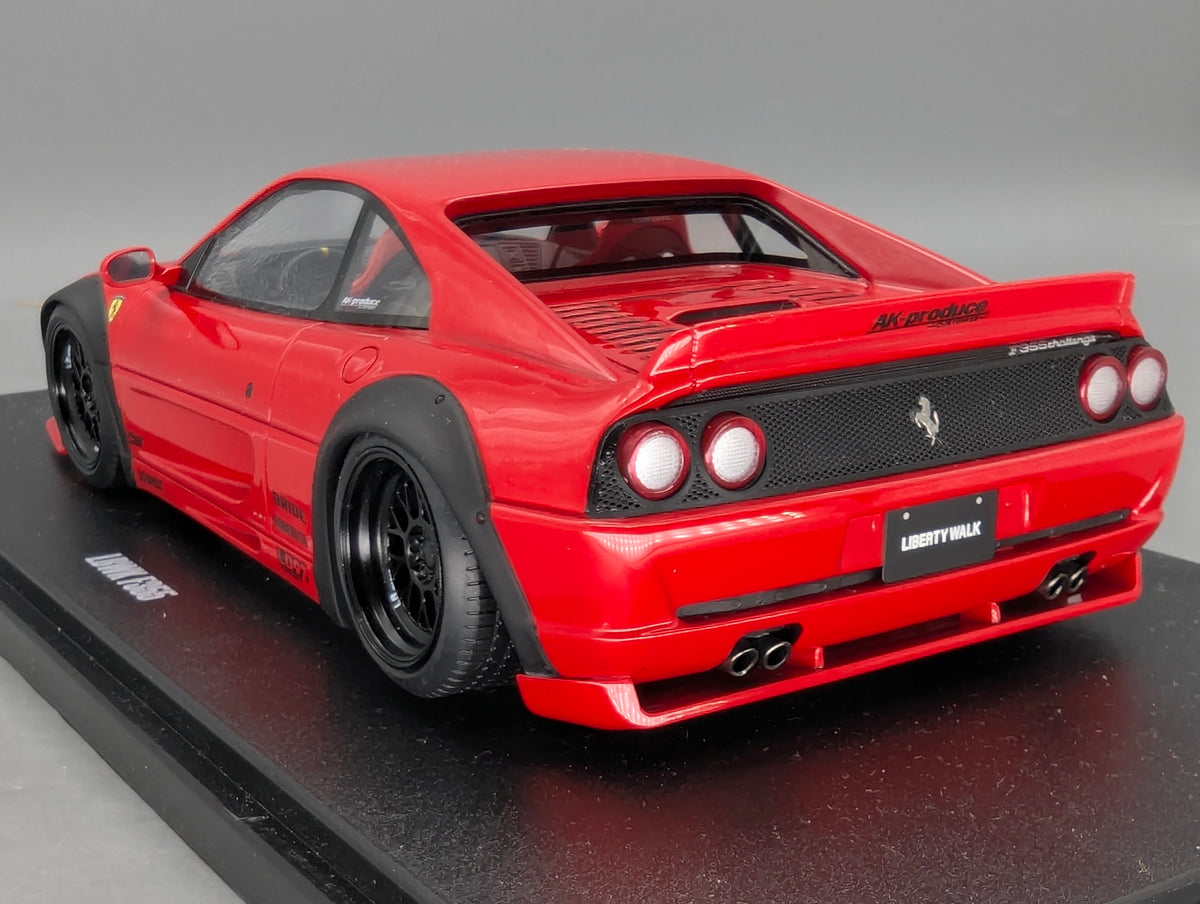 Modellautos 1:18 GT Spirit GT468 Ferrari F355 Liberty Walk LBWK Rot mit OVP