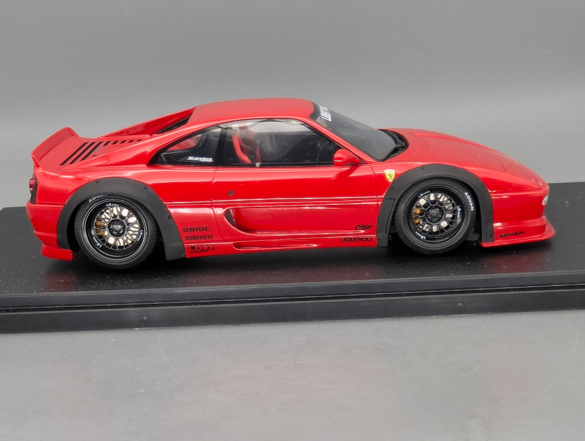 Modellautos 1:18 GT Spirit GT468 Ferrari F355 Liberty Walk LBWK Rot mit OVP