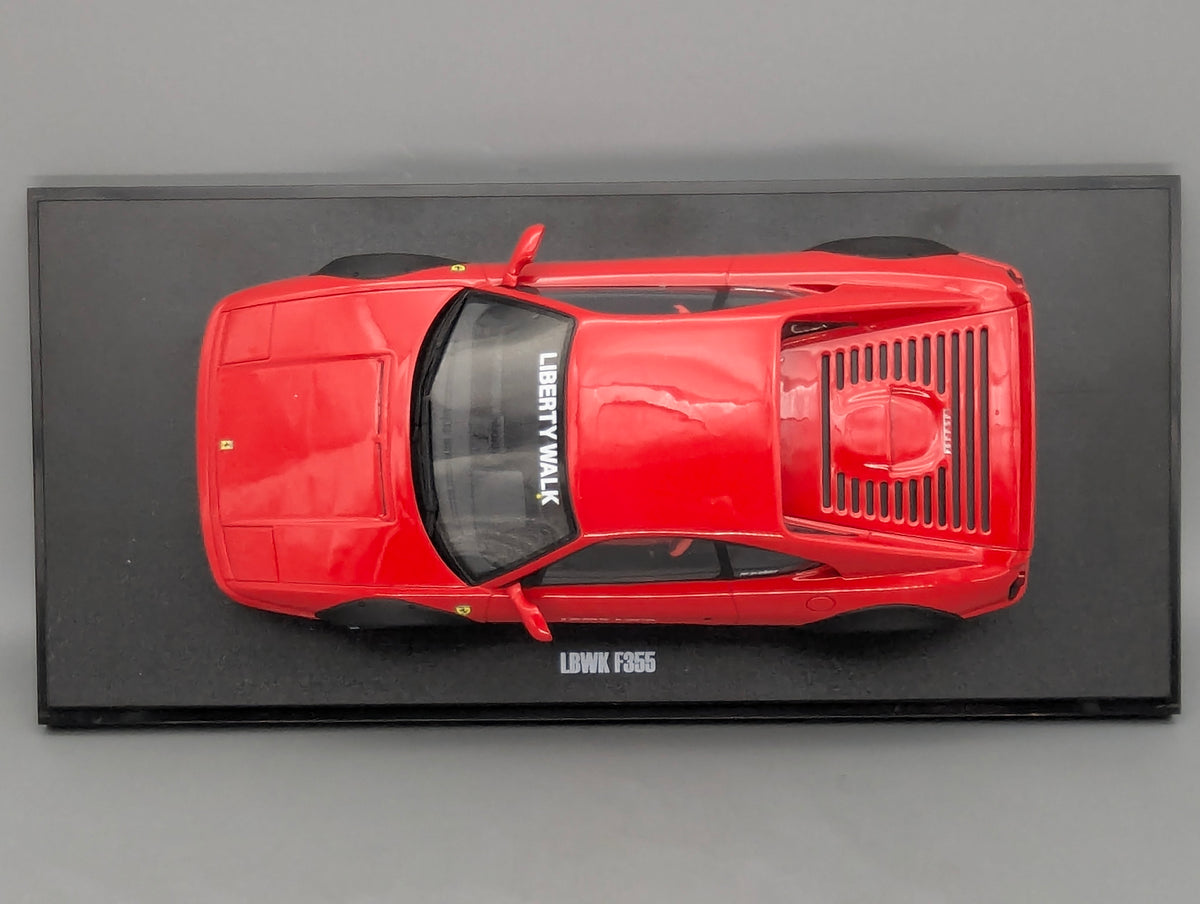 Modellautos 1:18 GT Spirit GT468 Ferrari F355 Liberty Walk LBWK Rot mit OVP