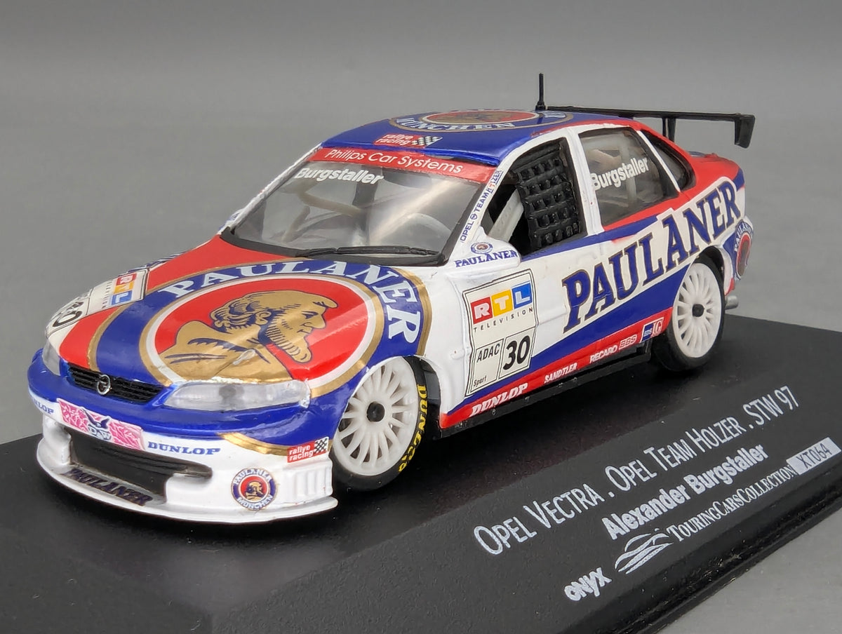 Modellautos 1:24 Onyx XT064 Opel Vectra STW 1997 #30 A. Burgstaller mit OVP