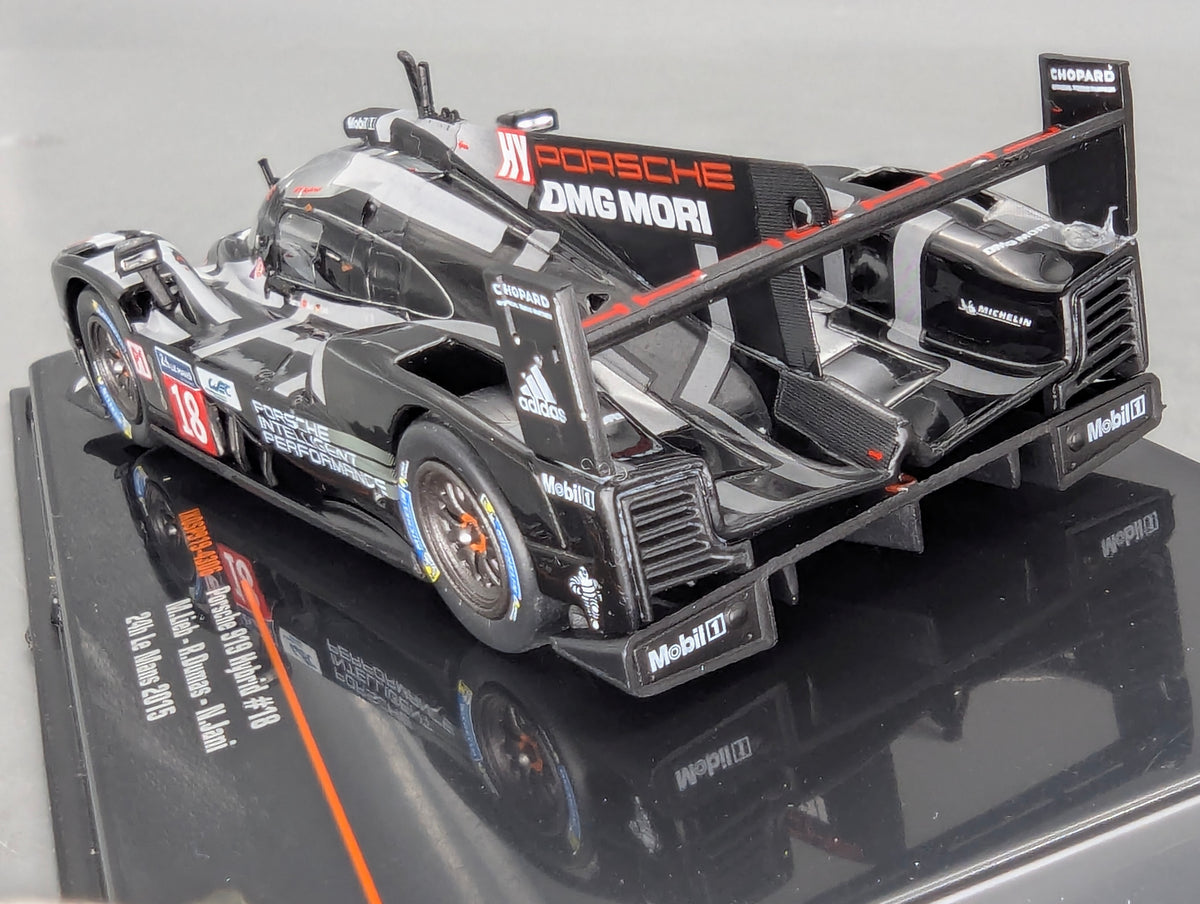 Modellautos 1:43 Ixo Porsche 919 Hybrid 24h Le Mans 2015 #18 Lieb Dumas u.a. mit OVP