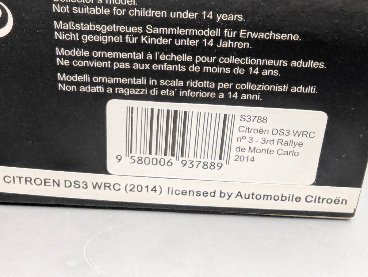 Model Cars 1:43 Spark SB660 BMW 635 CSi 24h Spa 1985 #3 with original packaging