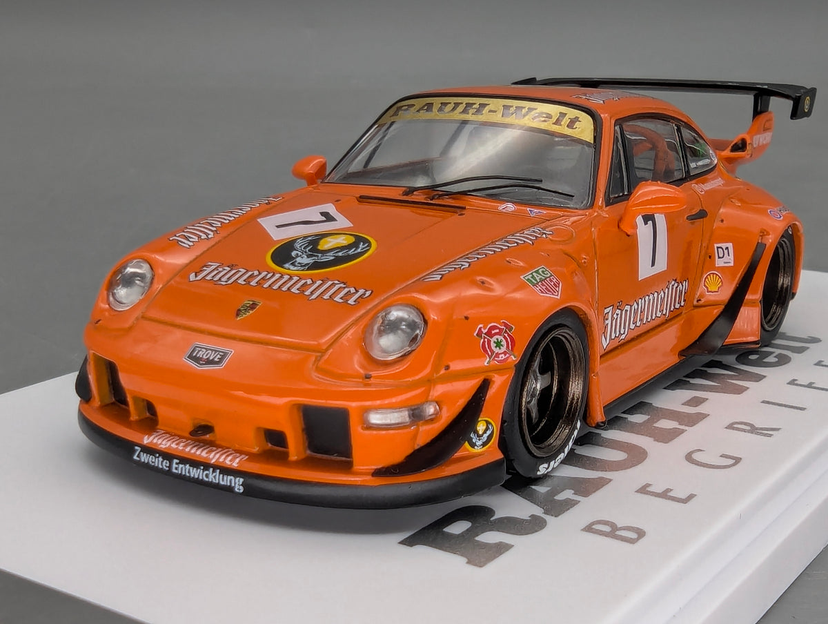 Modellautos 1:43 Tarmac Porsche 911 RWB 993 Jägermeister #7 mit OVP
