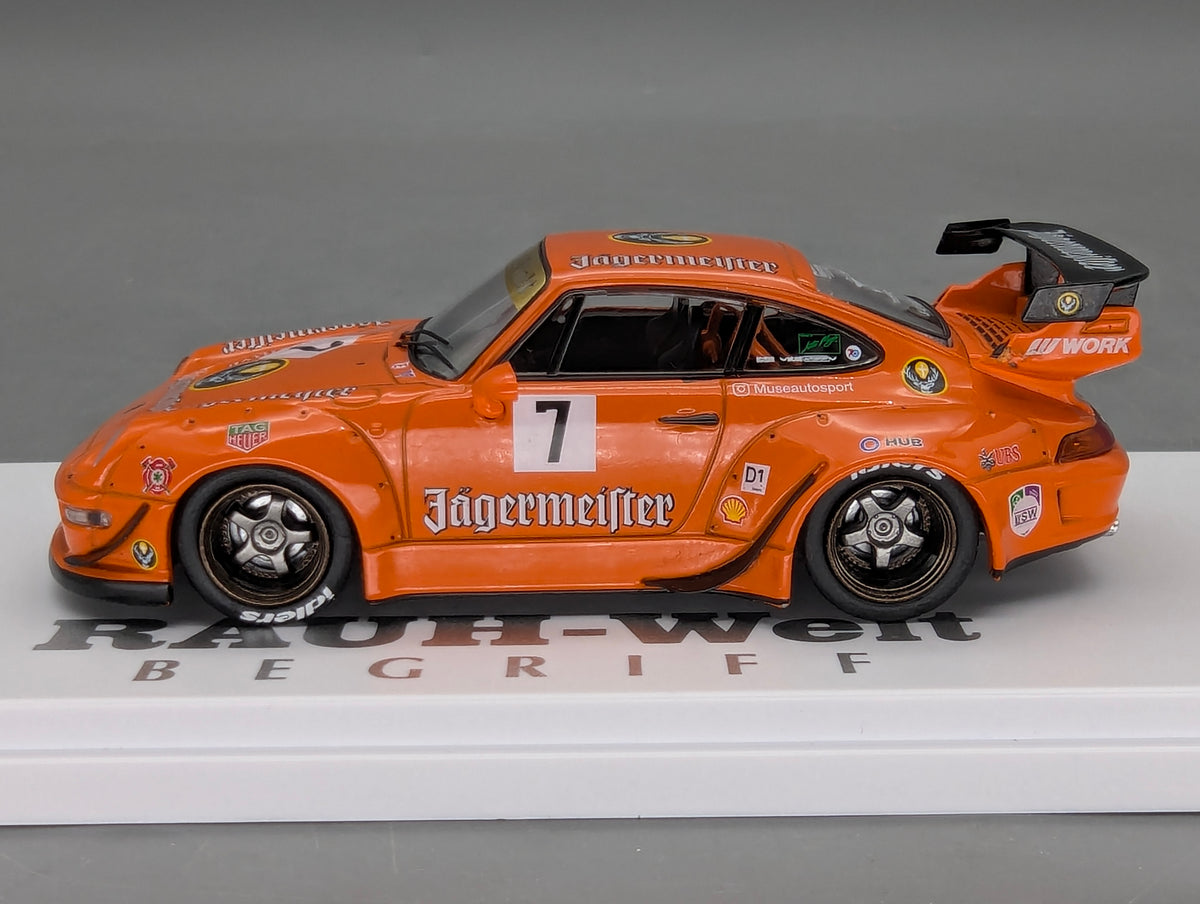 Modellautos 1:43 Tarmac Porsche 911 RWB 993 Jägermeister #7 mit OVP