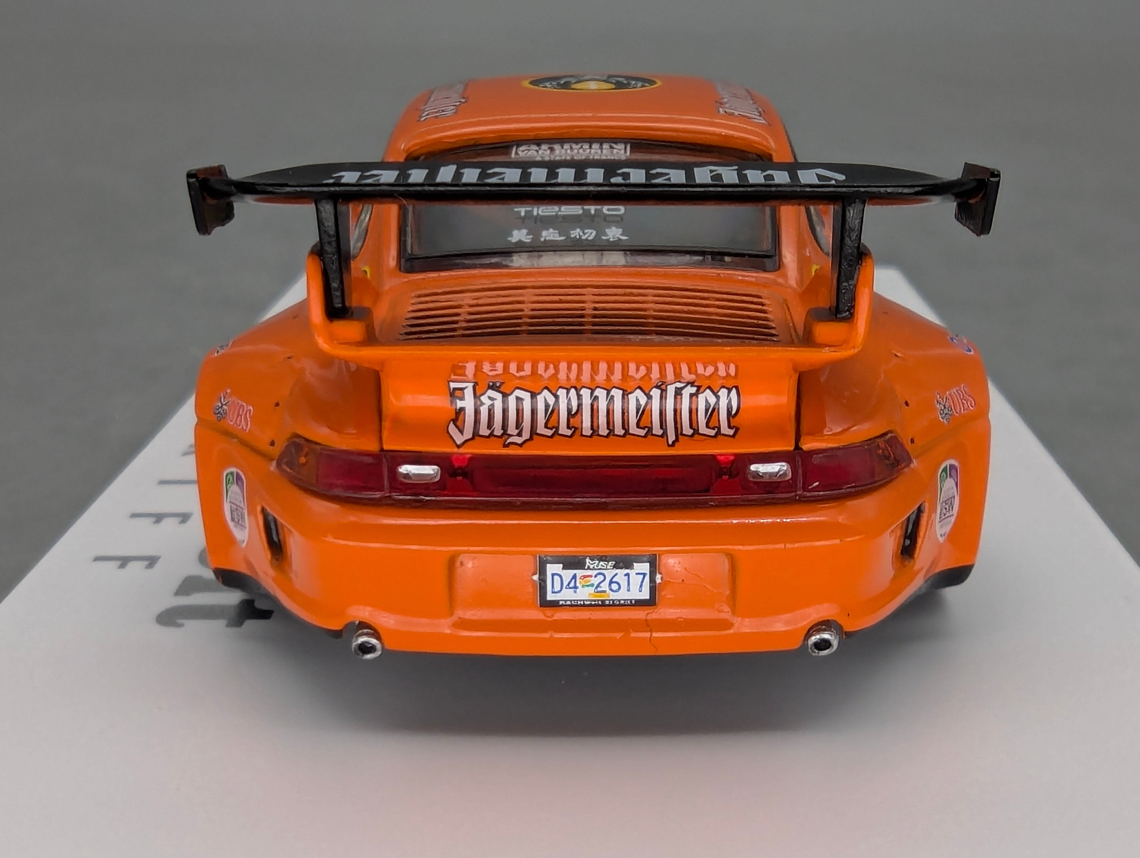 Modellautos 1:43 Tarmac Porsche 911 RWB 993 Jägermeister #7 mit OVP