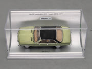 Modellautos 1:43 Schuco Opel Commodore GS Coupe 1972 Grün Metallic mit Vitrine