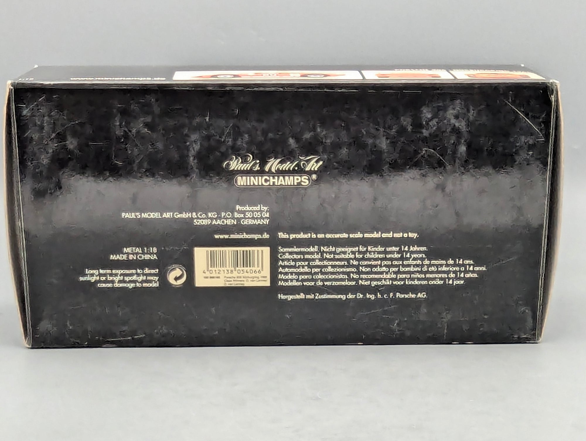 Model Cars 1:43 Minichamps Mercedes Benz SL65 AMG Black Series Silver with original packaging