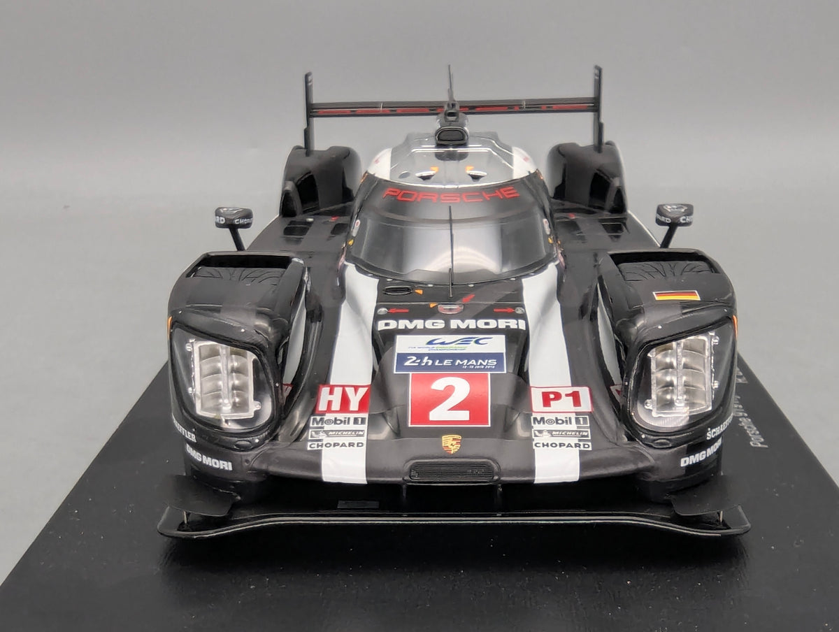 Modellautos 1:18 Spark Porsche 919 Hybrid WINNER 24h Le Mans 2016 #2 mit Vitrine und OVP
