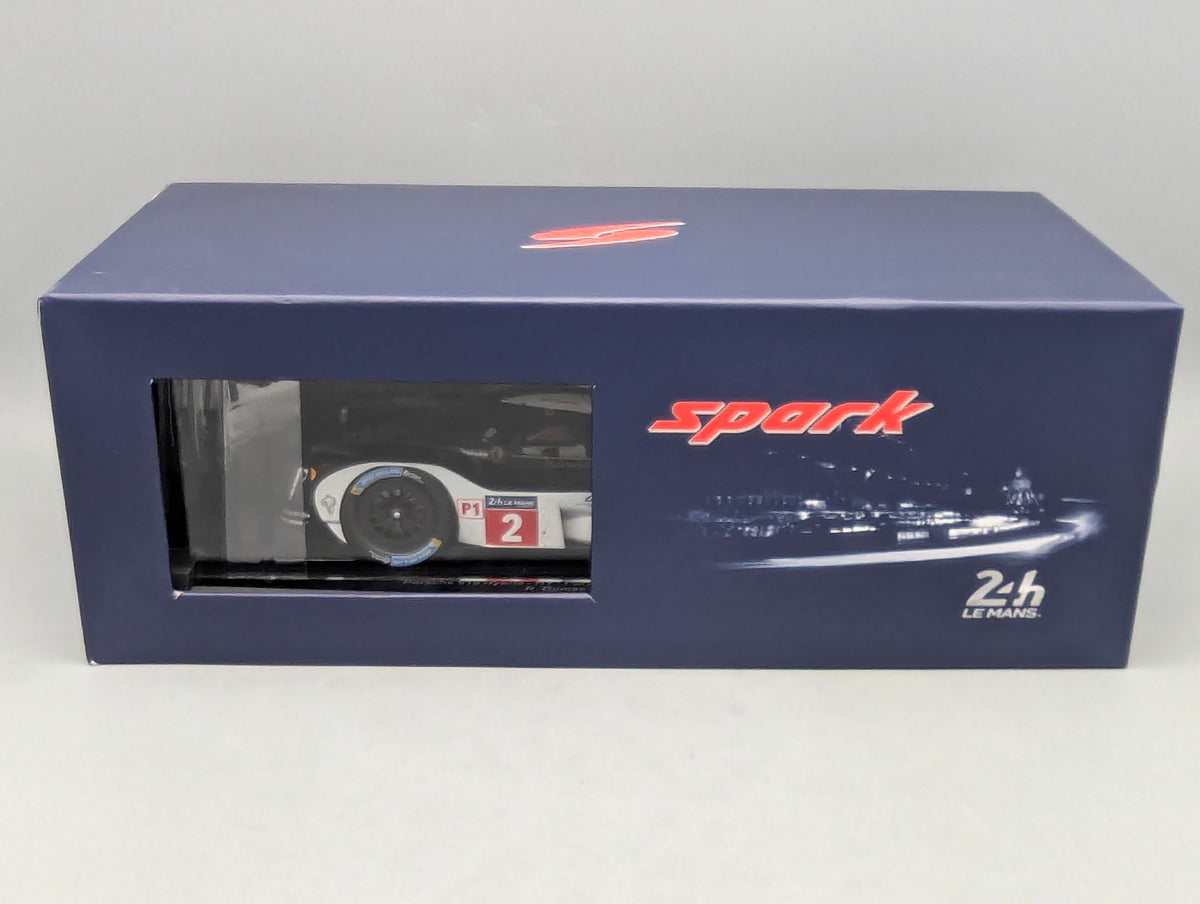 Modellautos 1:18 Spark Porsche 919 Hybrid WINNER 24h Le Mans 2016 #2 mit Vitrine und OVP