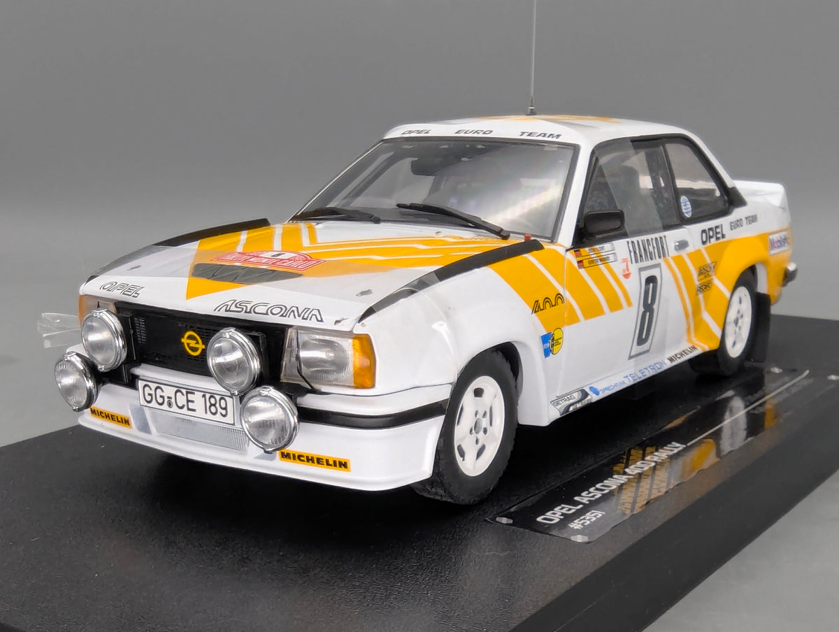 Modellautos 1:12 Sun Star Opel Ascona 400 Rally Rallye Monte Carlo 1980 #8 mit OVP