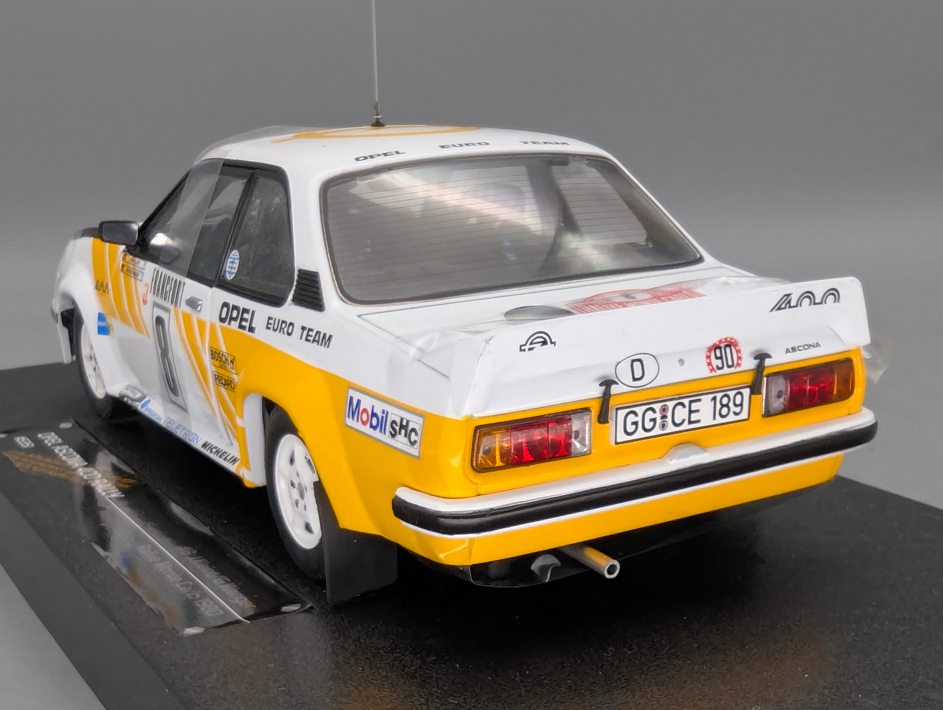 Modellautos 1:12 Sun Star Opel Ascona 400 Rally Rallye Monte Carlo 1980 #8 mit OVP