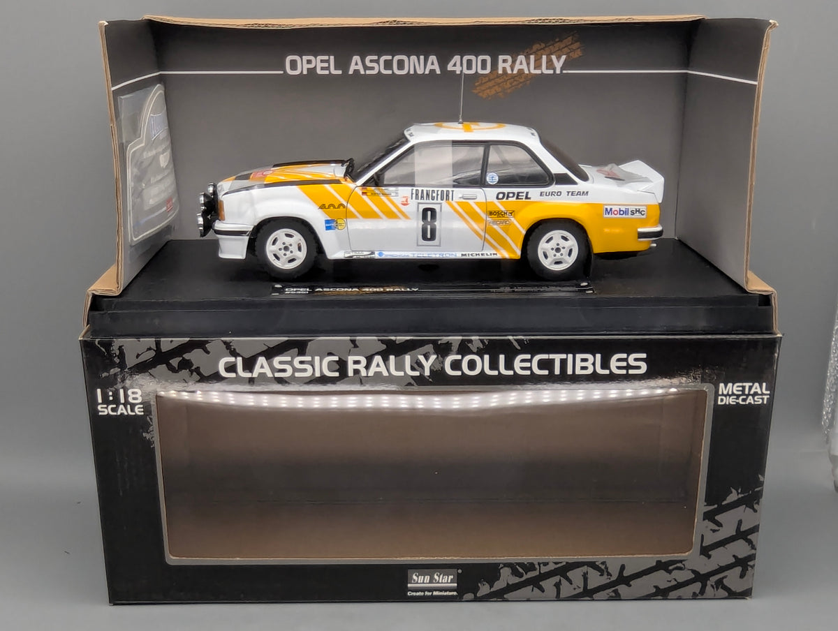 Modellautos 1:12 Sun Star Opel Ascona 400 Rally Rallye Monte Carlo 1980 #8 mit OVP