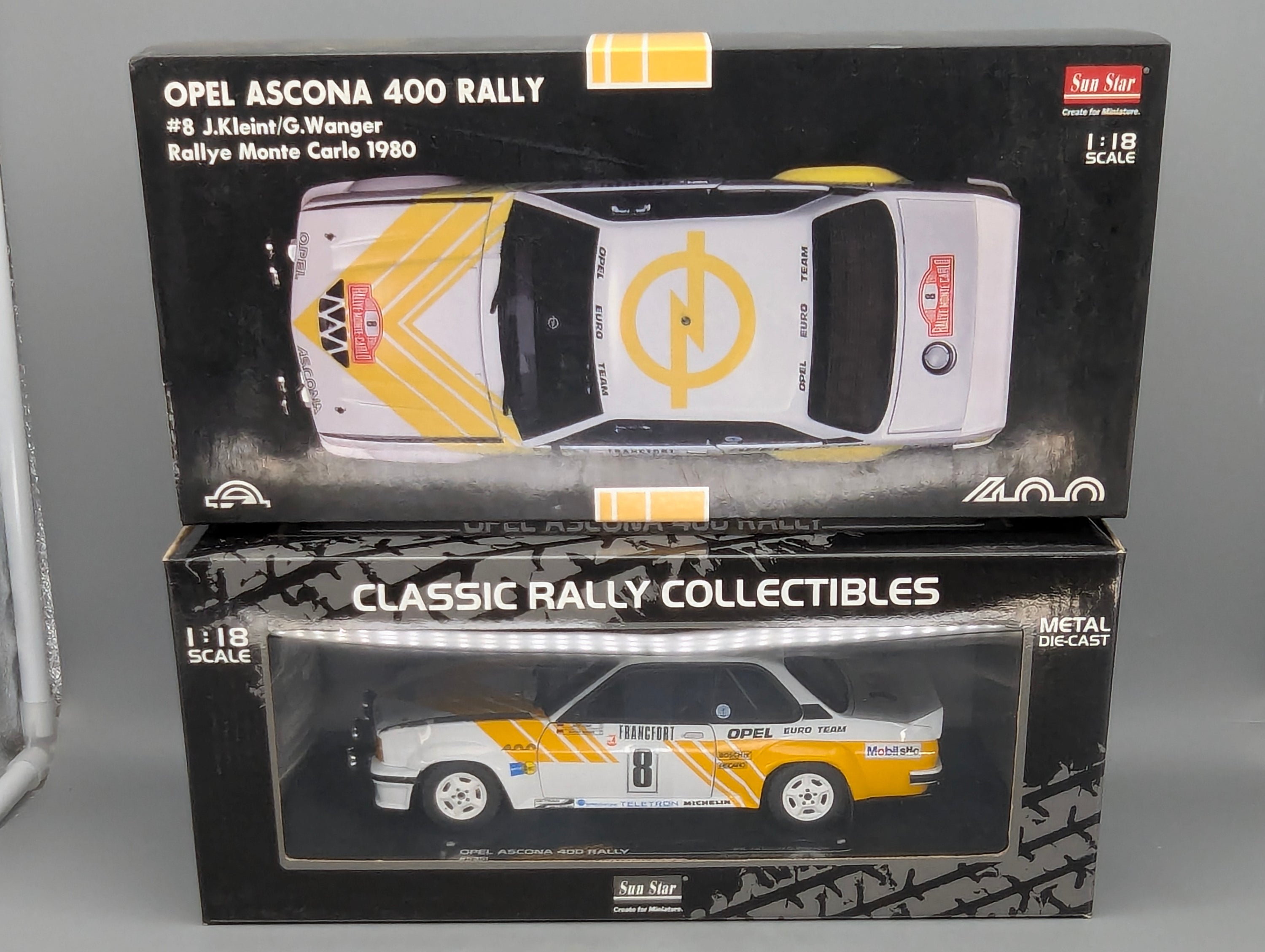 Modellautos 1:12 Sun Star Opel Ascona 400 Rally Rallye Monte Carlo 1980 #8 mit OVP