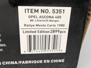 Modellautos 1:12 Sun Star Opel Ascona 400 Rally Rallye Monte Carlo 1980 #8 mit OVP