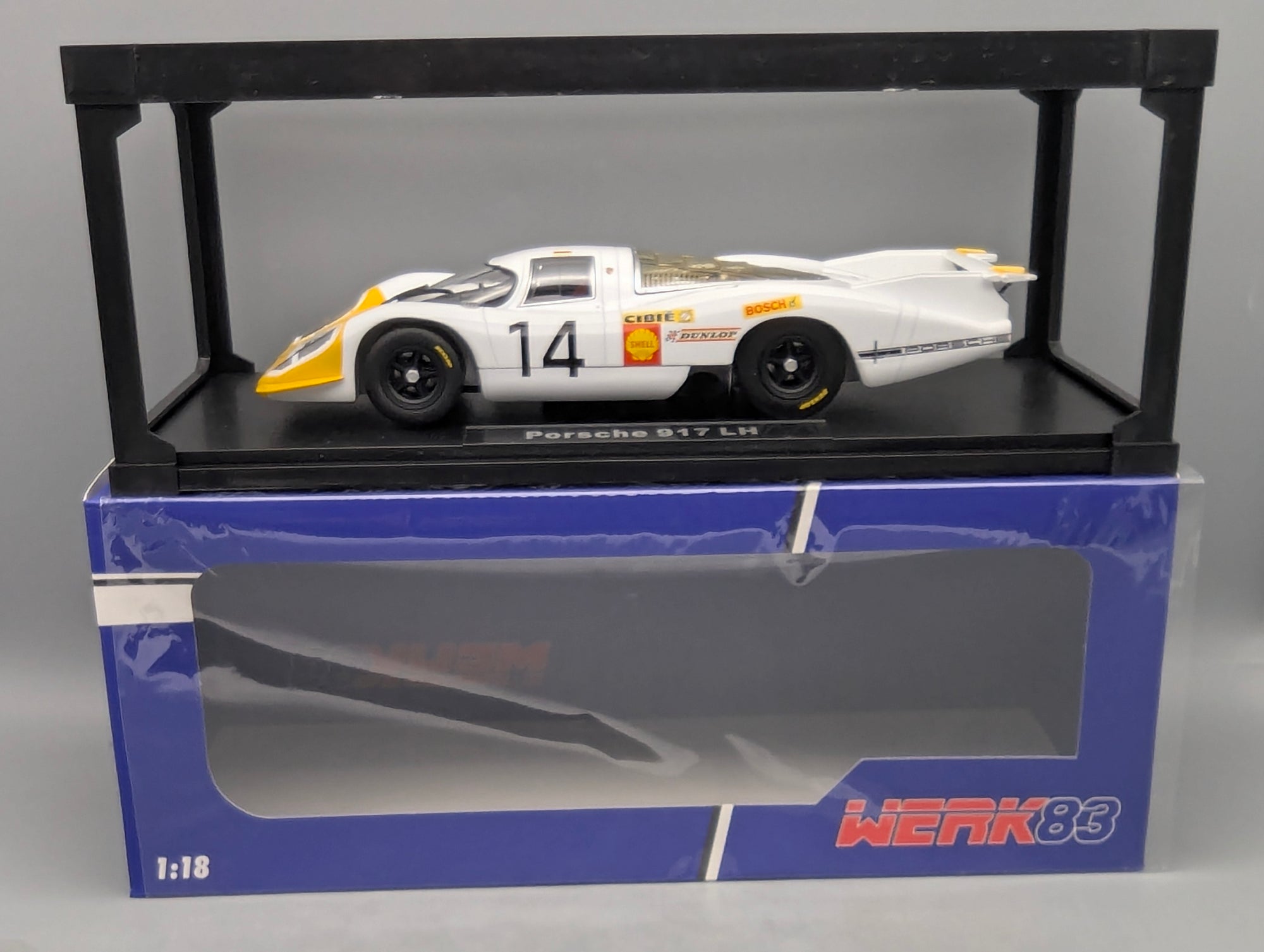 Modellautos 1:18 Werk83 Porsche 917 LH 24h Le Mans 1969 #14 Stommelen mit OVP
