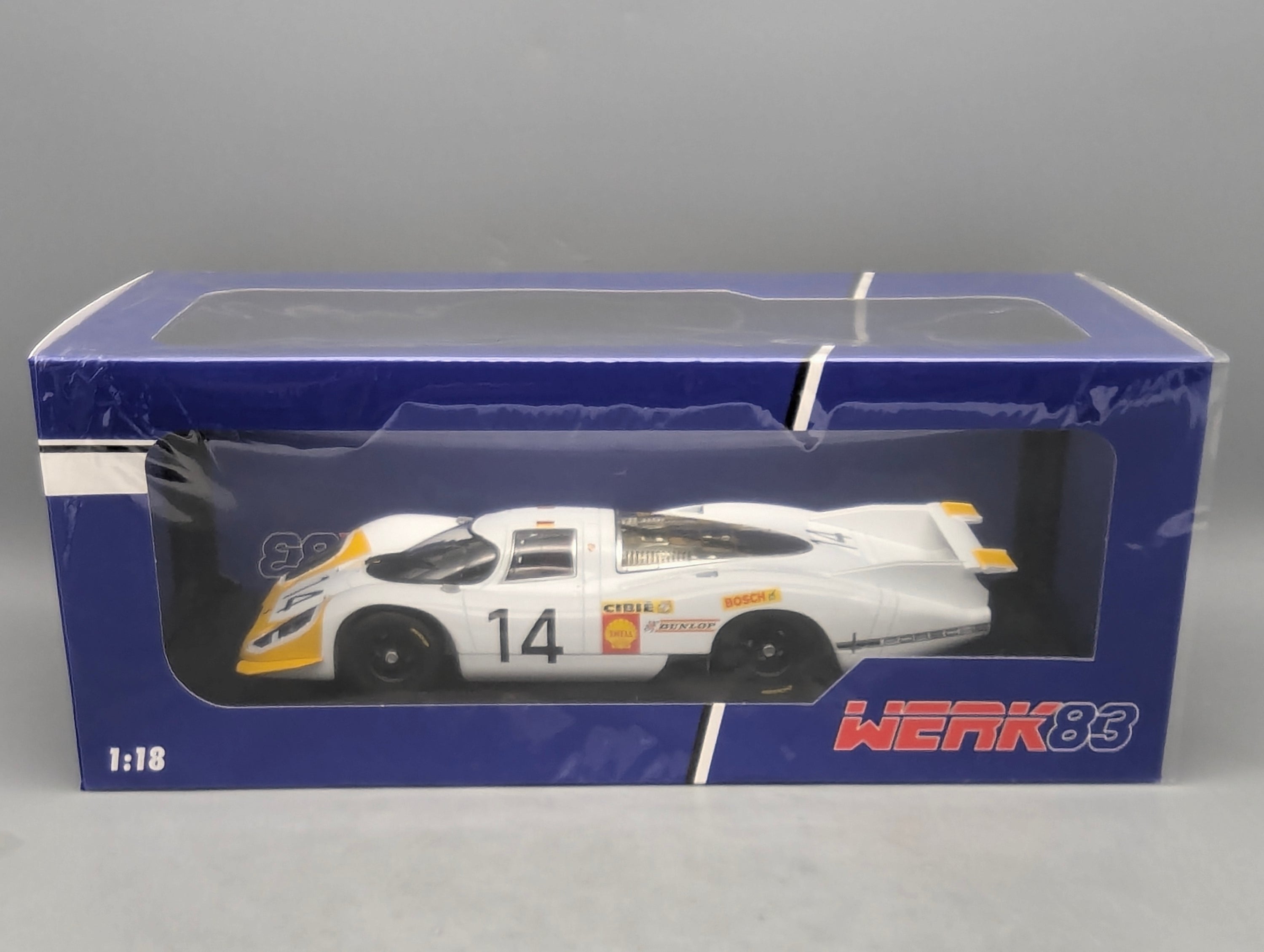 Modellautos 1:18 Werk83 Porsche 917 LH 24h Le Mans 1969 #14 Stommelen mit OVP