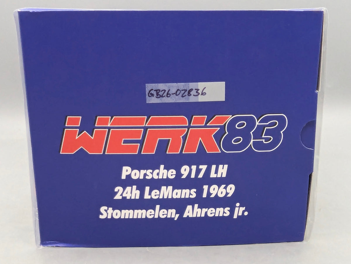 Modellautos 1:18 Werk83 Porsche 917 LH 24h Le Mans 1969 #14 Stommelen mit OVP