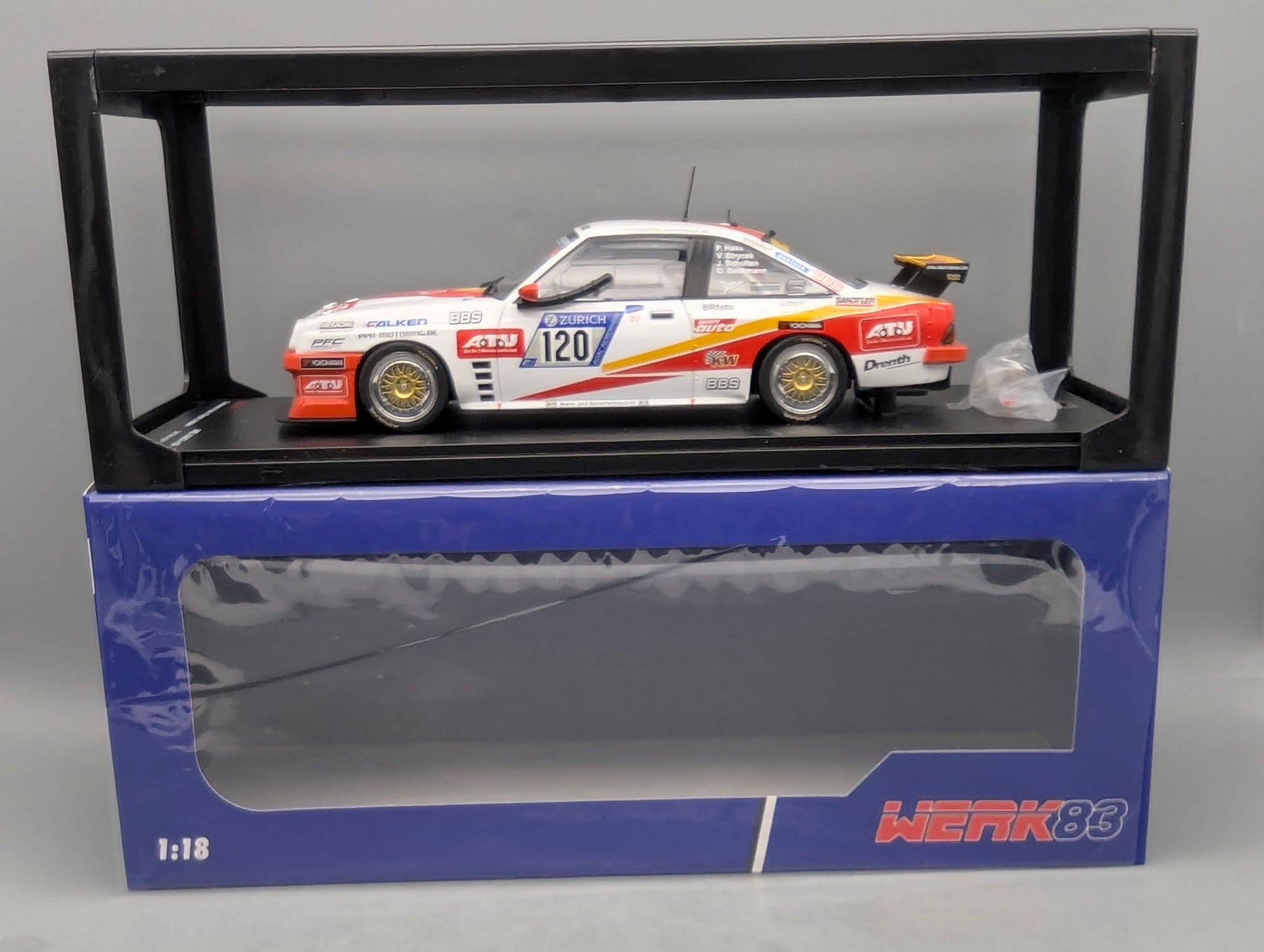 Modellautos 1:18 Werk83 Opel Manta 24h Nürburgring 2018 #120 mit OVP