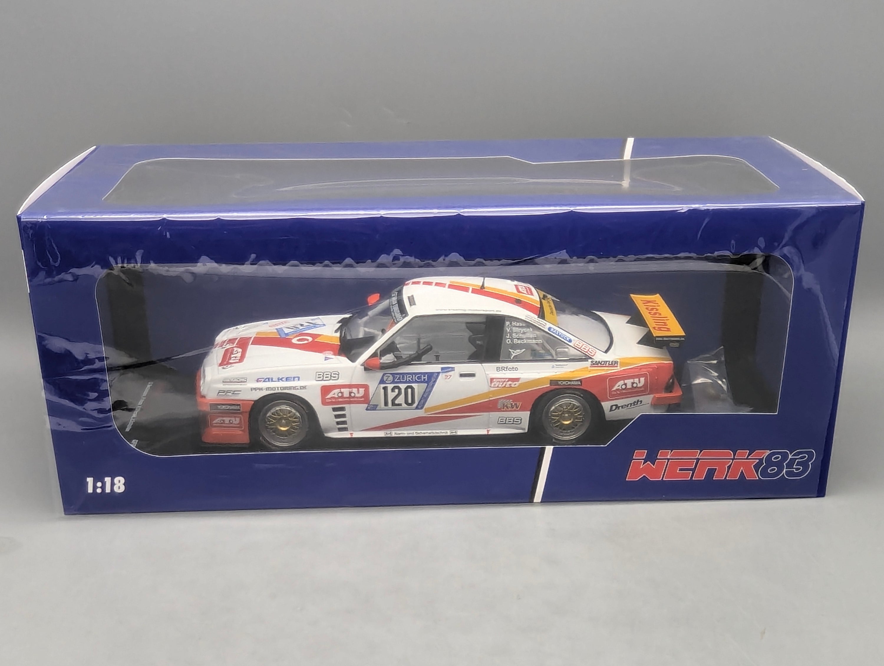 Modellautos 1:18 Werk83 Opel Manta 24h Nürburgring 2018 #120 mit OVP