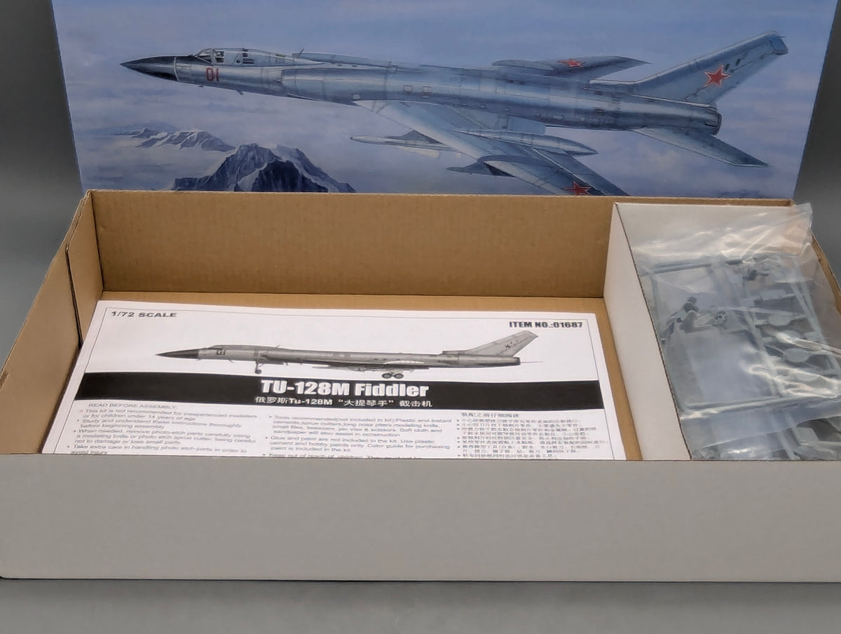 Flugzeug Modell Bausatz 1:72 Trumpeter 01687 Tupolew Tu-128M Fiddler mit OVP