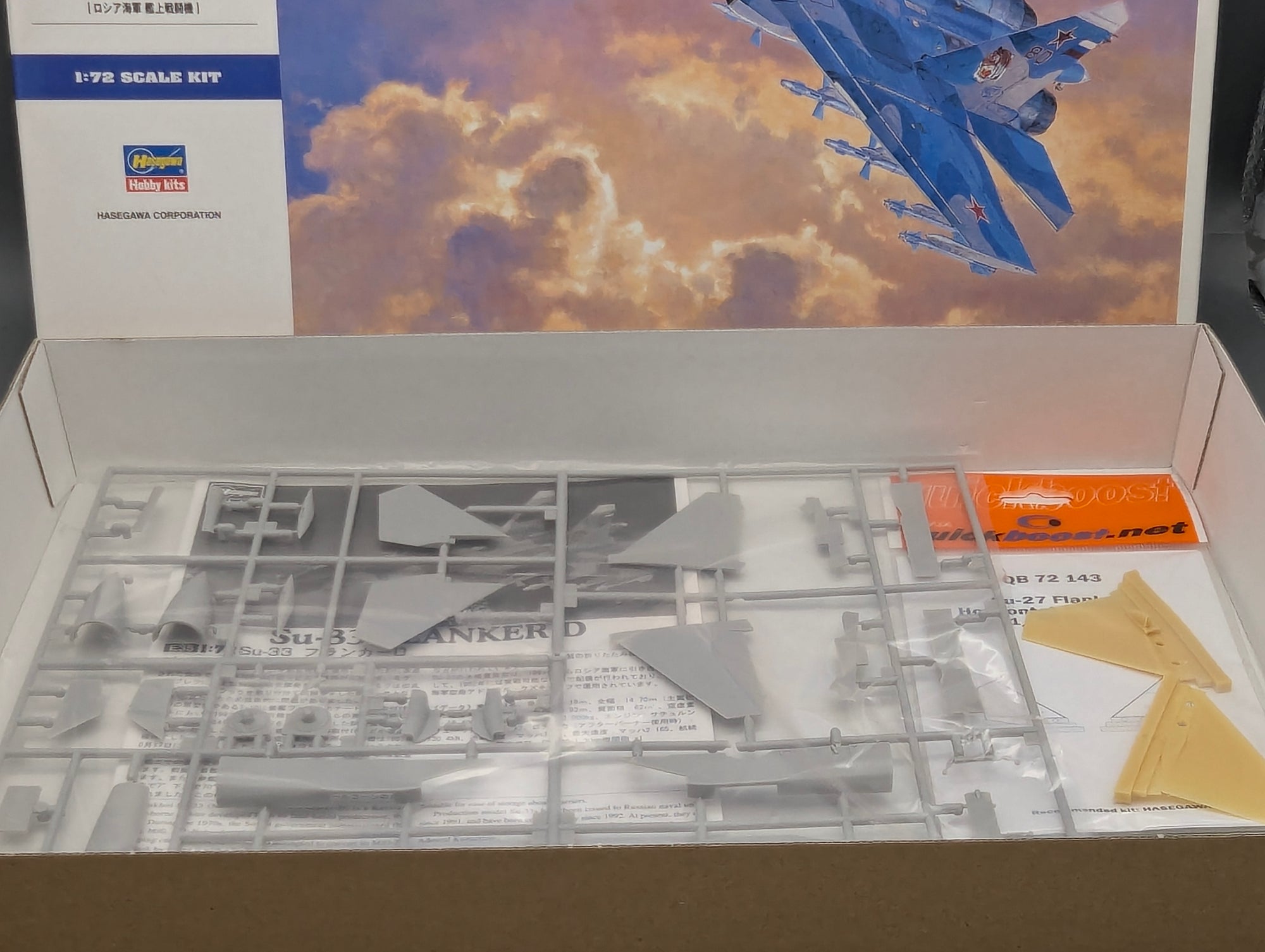 Flugzeug Modell Bausatz 1:72 Hasegawa 01565 Suchoi SU-33 Flanker D mit OVP