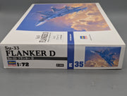 Flugzeug Modell Bausatz 1:72 Hasegawa 01565 Suchoi SU-33 Flanker D mit OVP