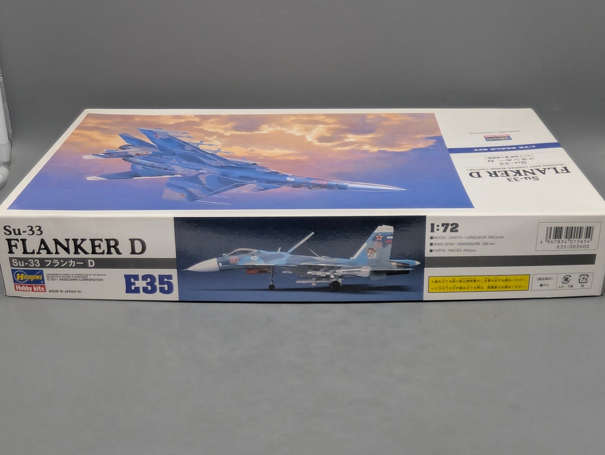 Flugzeug Modell Bausatz 1:72 Hasegawa 01565 Suchoi SU-33 Flanker D mit OVP