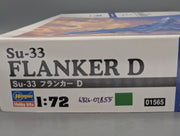 Flugzeug Modell Bausatz 1:72 Hasegawa 01565 Suchoi SU-33 Flanker D mit OVP