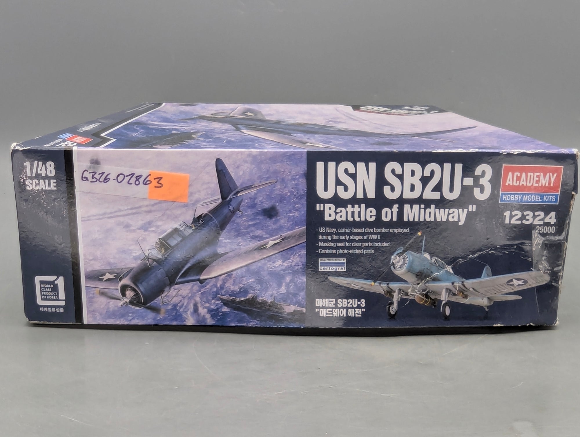 Flugzeug Modell Bausatz 1:48 Academy 12324 Vaught USN SB2U-3 mit OVP