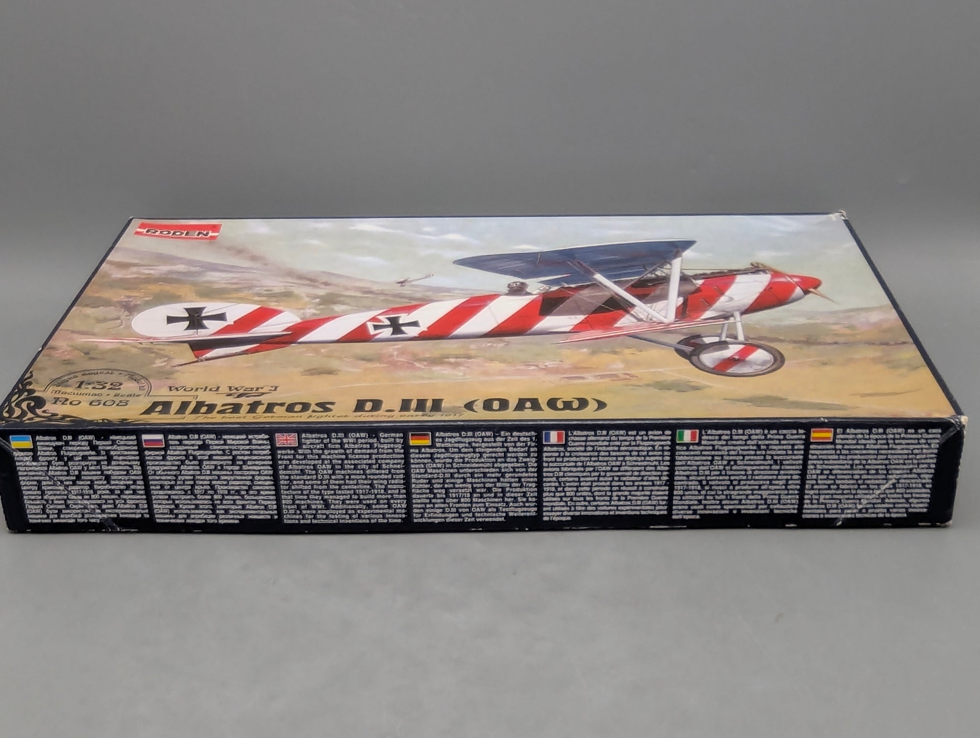 Flugzeug Modell Bausatz 1:32 Roden 608 Albatros D.III (OAW) WW1 mit OVP