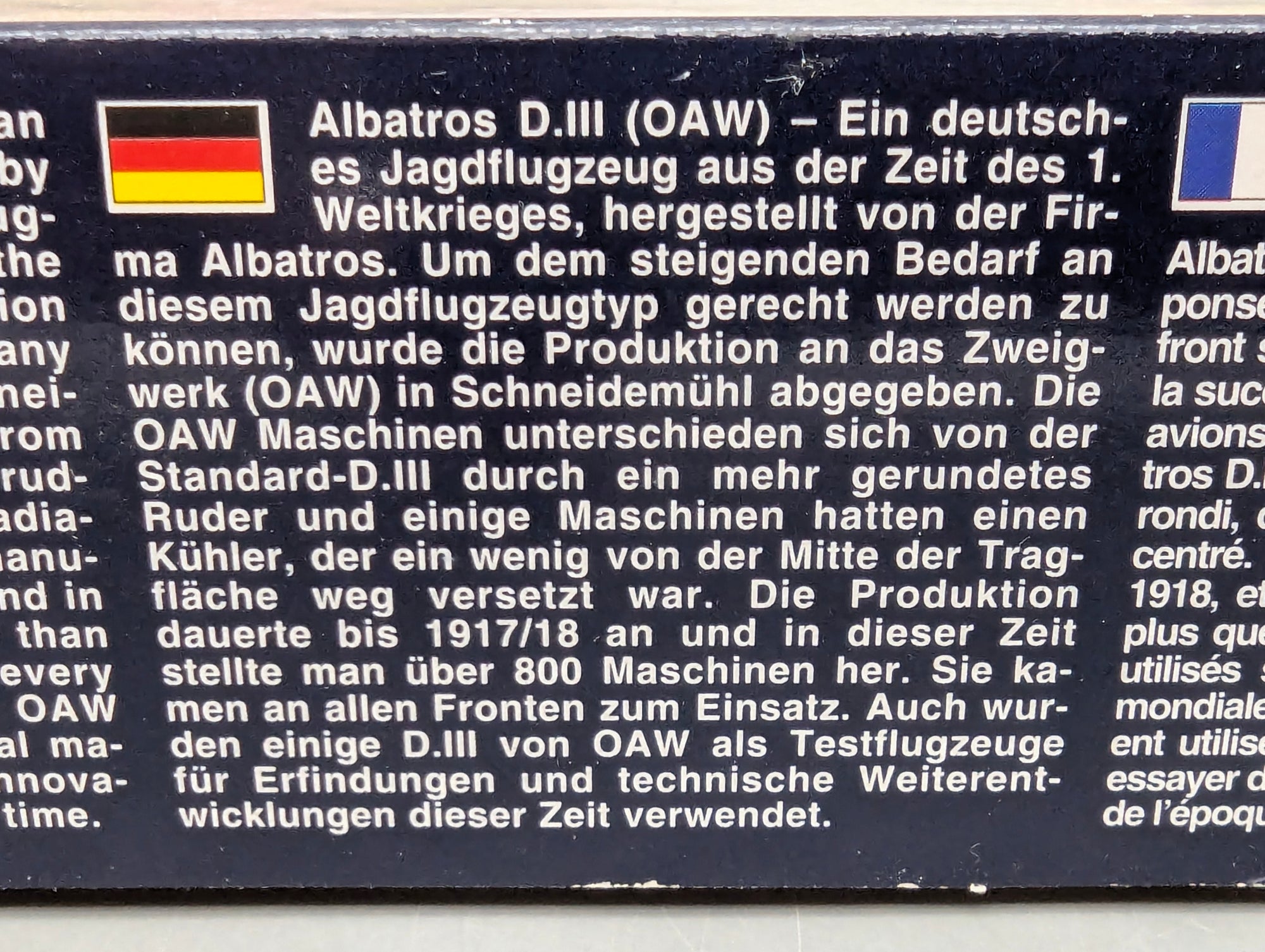 Flugzeug Modell Bausatz 1:32 Roden 608 Albatros D.III (OAW) WW1 mit OVP