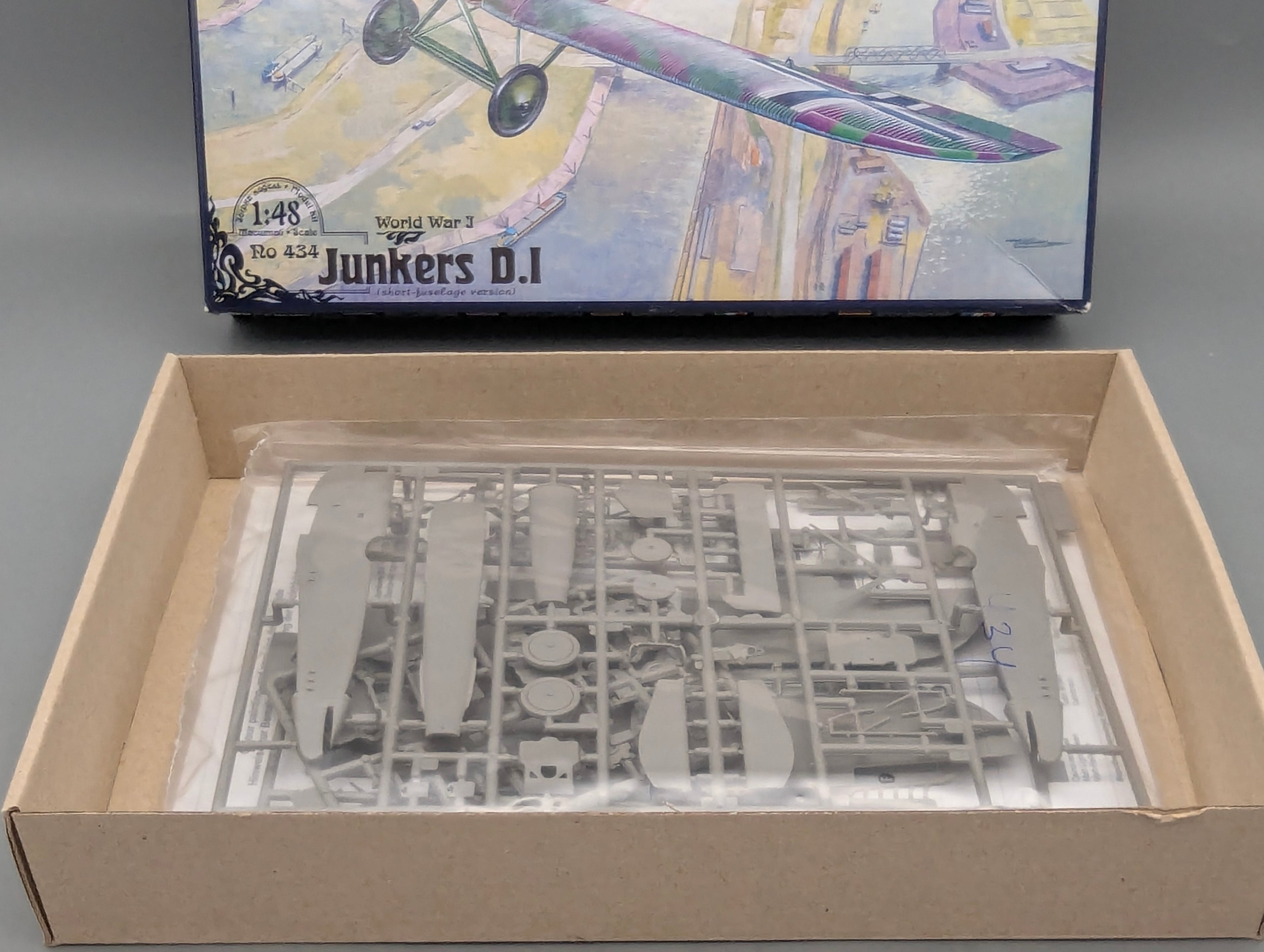 Flugzeug Modell Bausatz 1:48 Roden 434 Junkers D.I WW1 mit OVP