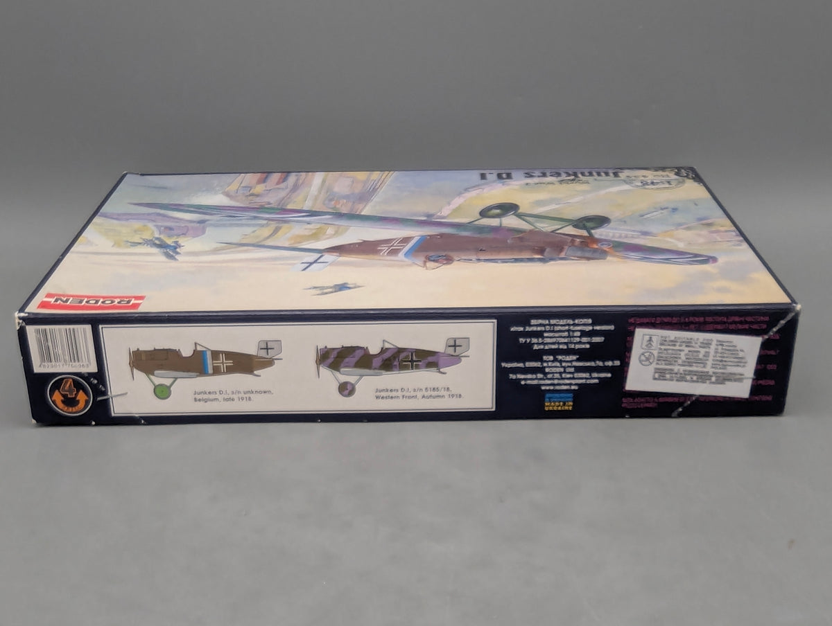 Flugzeug Modell Bausatz 1:48 Roden 434 Junkers D.I WW1 mit OVP