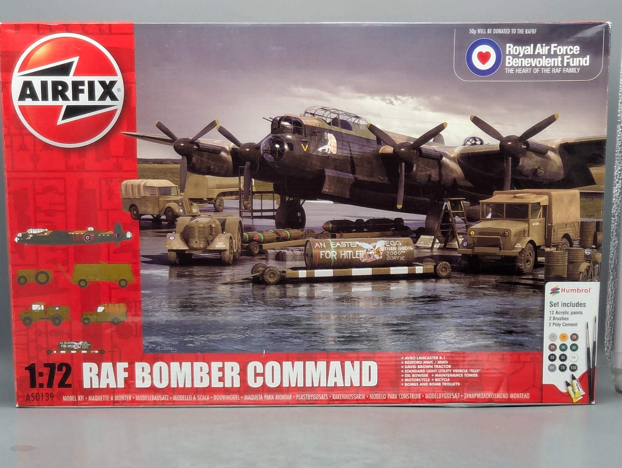 Flugzeug Modell Bausatz 1:72 Airfix A50139 Royal Air Force RAF Bomber Command mit OVP