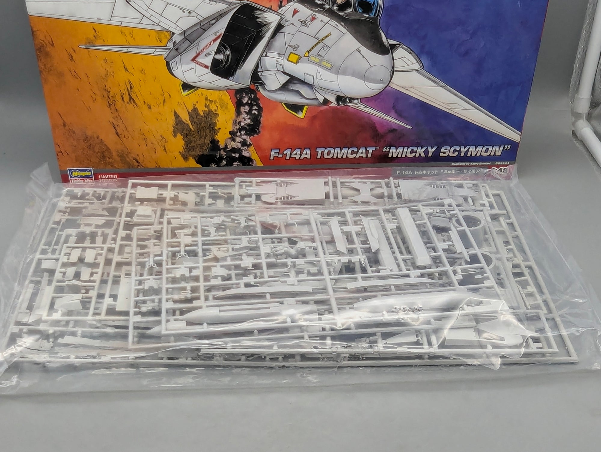 Flugzeug Modell Bausatz 1:48 Hasegawa 64744 F-14A Tomcat Micky Scymon mit OVP