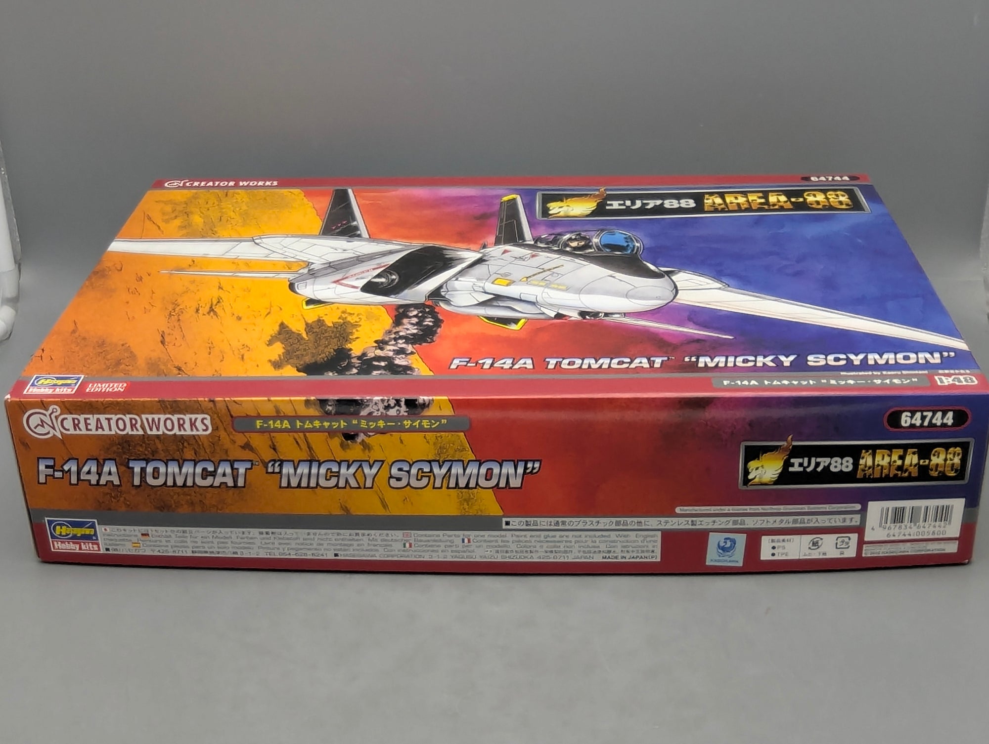 Flugzeug Modell Bausatz 1:48 Hasegawa 64744 F-14A Tomcat Micky Scymon mit OVP