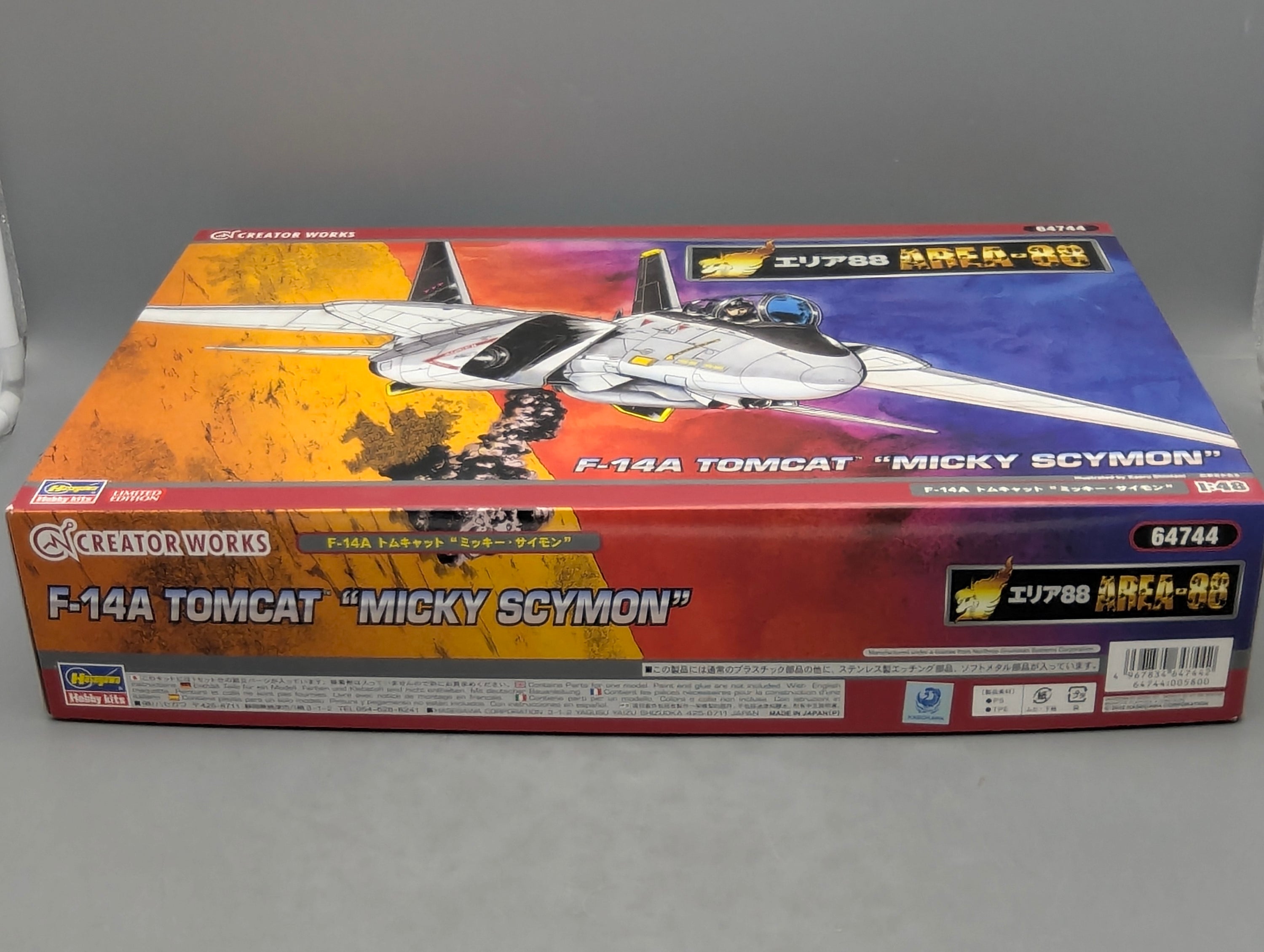 Flugzeug Modell Bausatz 1:48 Hasegawa 64744 F-14A Tomcat Micky Scymon mit OVP