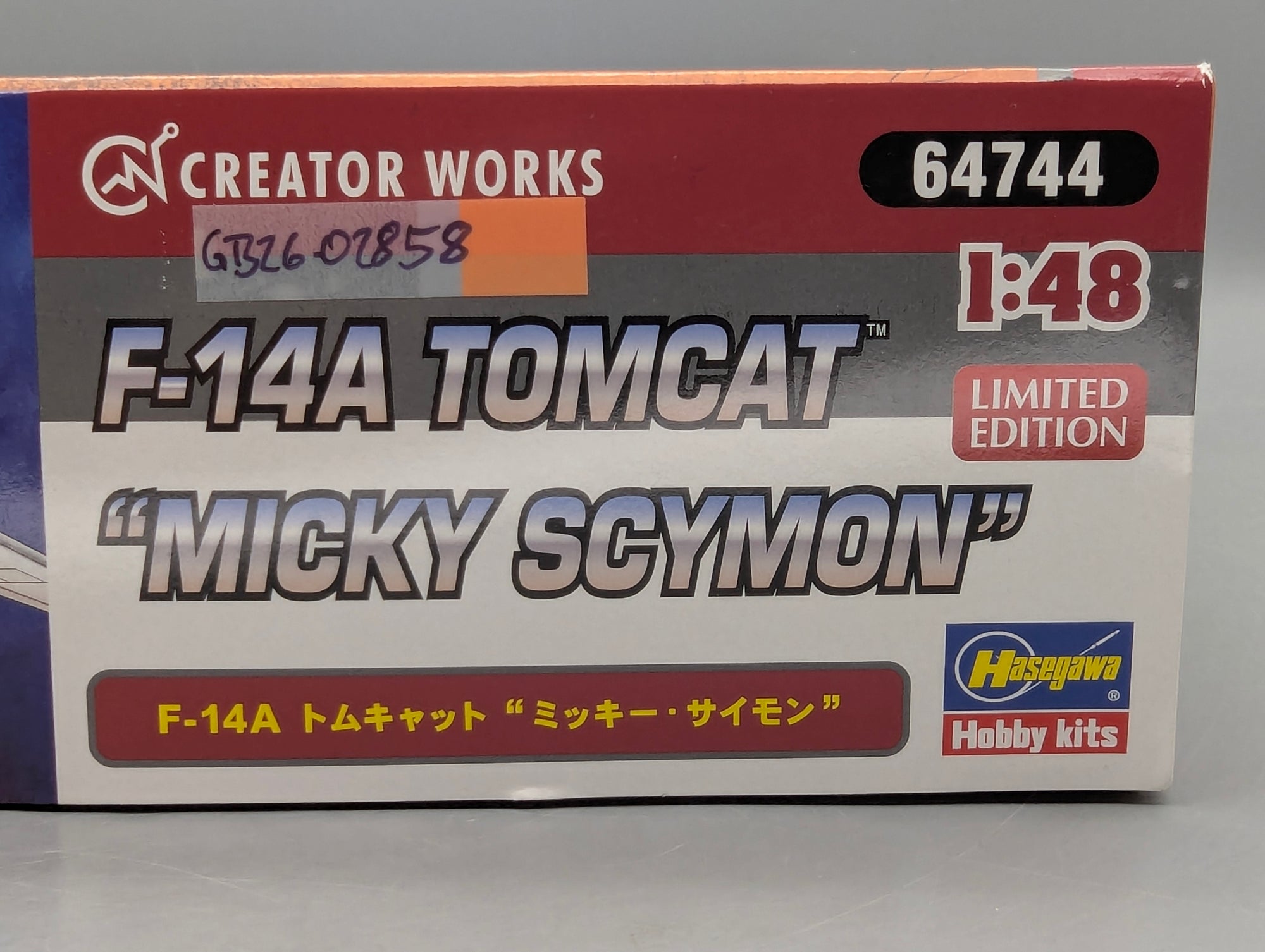 Flugzeug Modell Bausatz 1:48 Hasegawa 64744 F-14A Tomcat Micky Scymon mit OVP